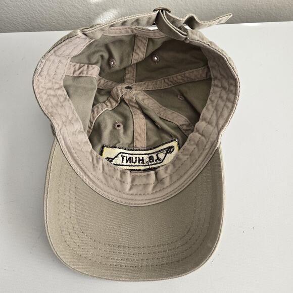 JB Hunt Logo Yellow Final Mile Adjustable Dad Hat Baseball Cap Embroidered Khaki - Picture 6 of 6